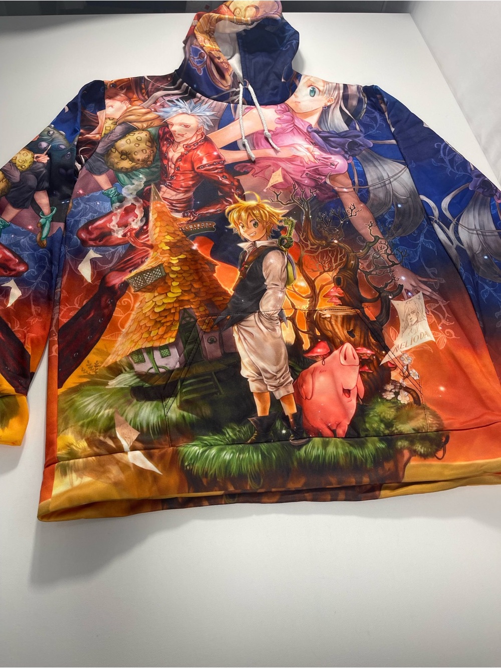 The Seven Deadly Sins (Nanatsu No Taizai) LS Unisex Hoodie - Size 3XL SKU#0249